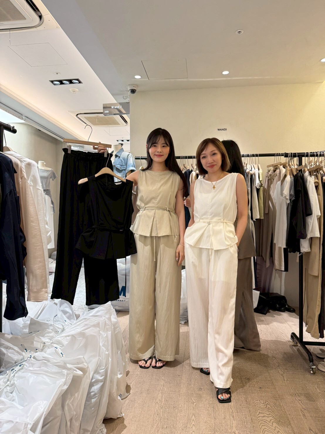 WJ6105 法式休閒花邊休閒褲