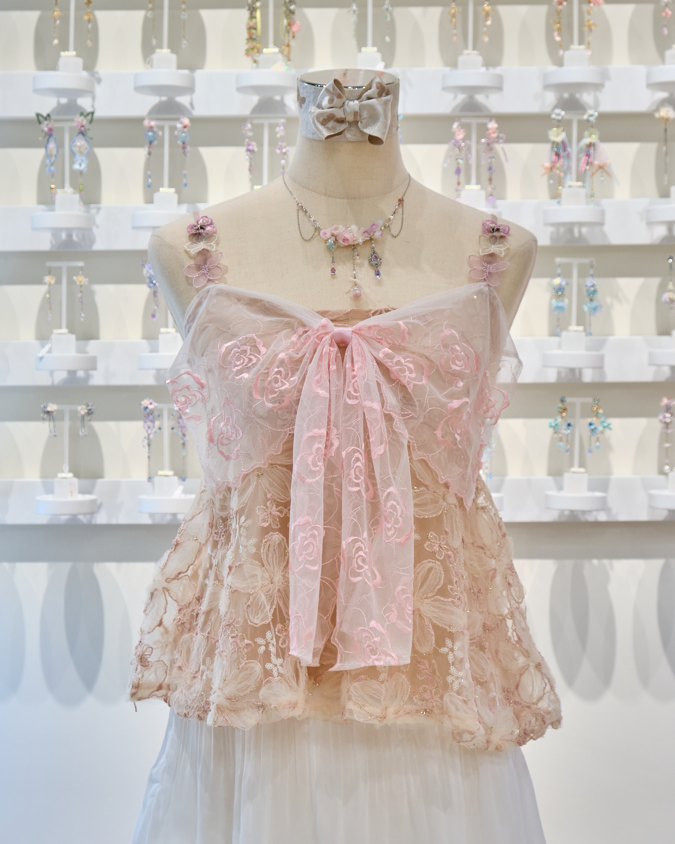 13626 Lace Layer Bow Camisole