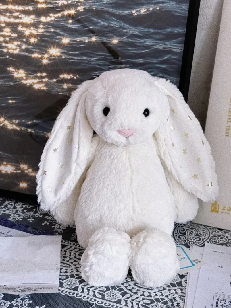 預購！JellyCat 雪白星星耳 邦尼兔