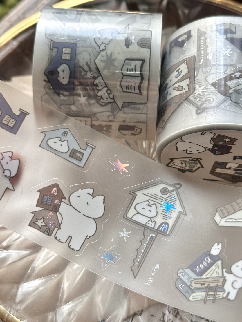 Mewmewbeam | 小貓的家 割型貼紙捲