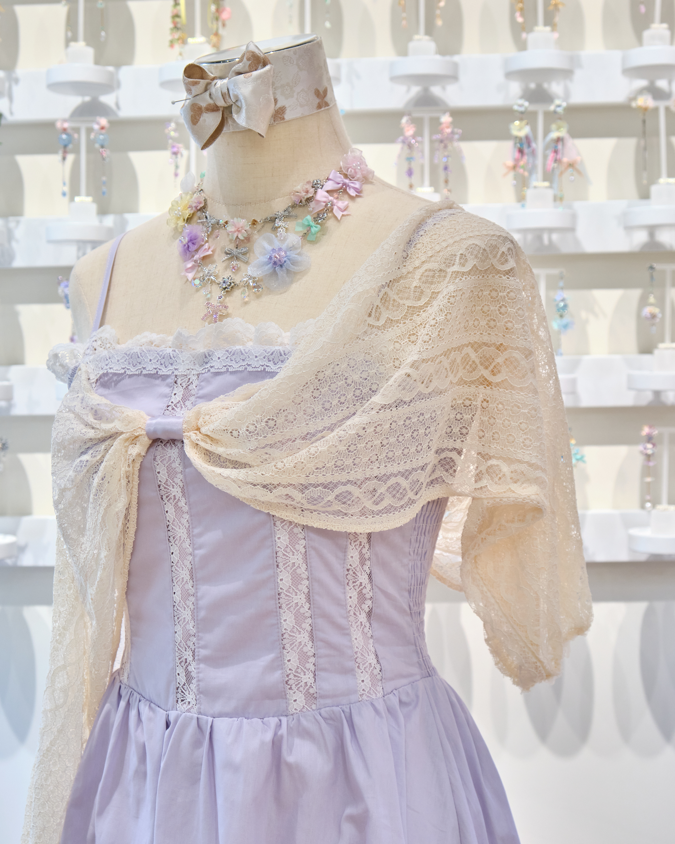 13622 Breezy 2-Way Lace Camisole Dress