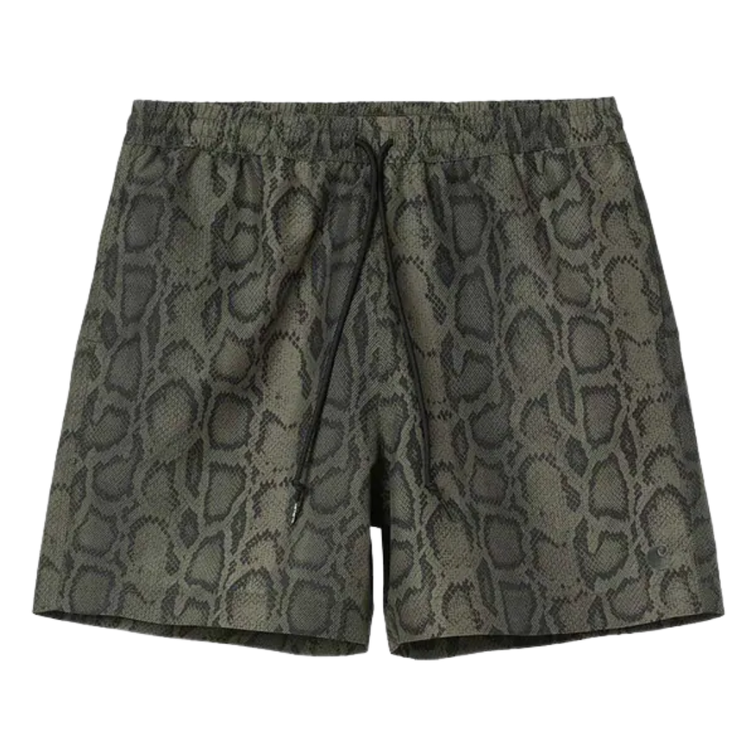 ☆ETW☆【EASY TO WEAR】CARHARTT WIP SLATER SWIM TRUNKS 海灘褲 短褲 蛇紋  LOGO