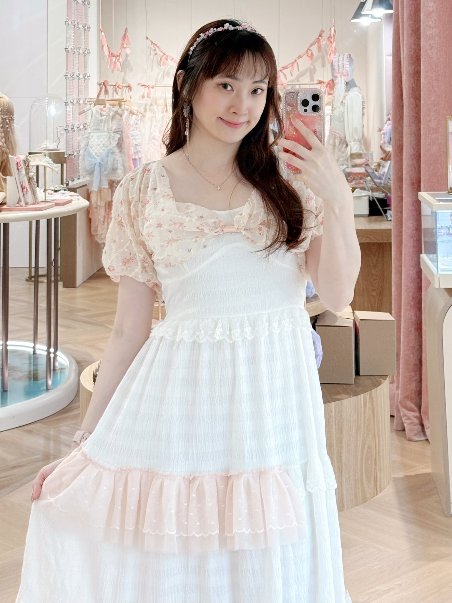 13620 Breezy 2-Way Lace Camisole Dress