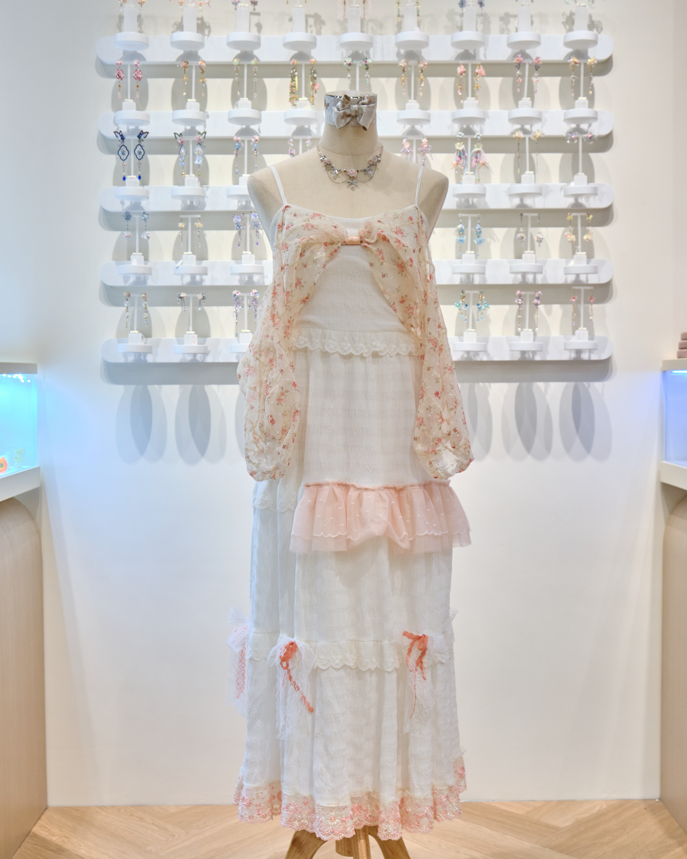 13620 Breezy 2-Way Lace Camisole Dress