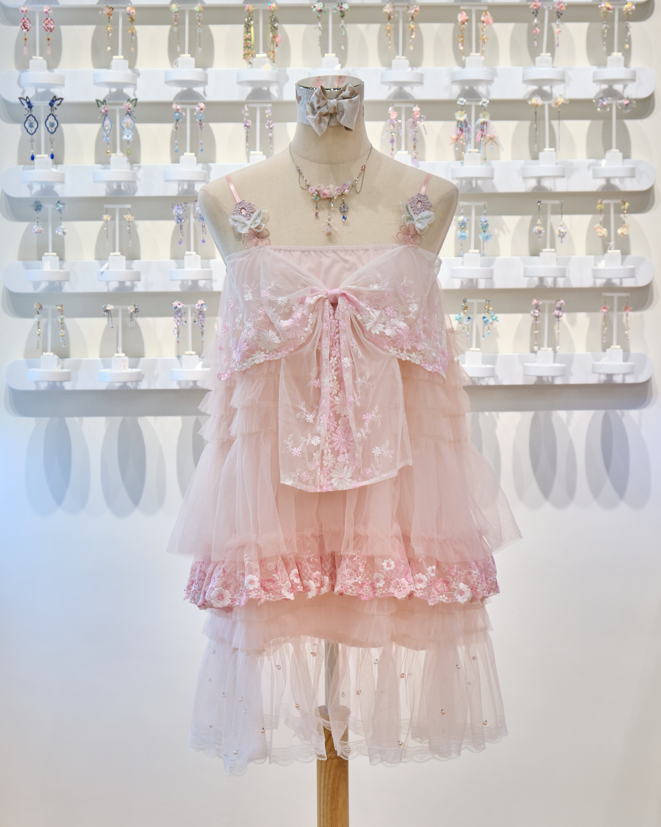 13619 Lace Layer Bow Camisole