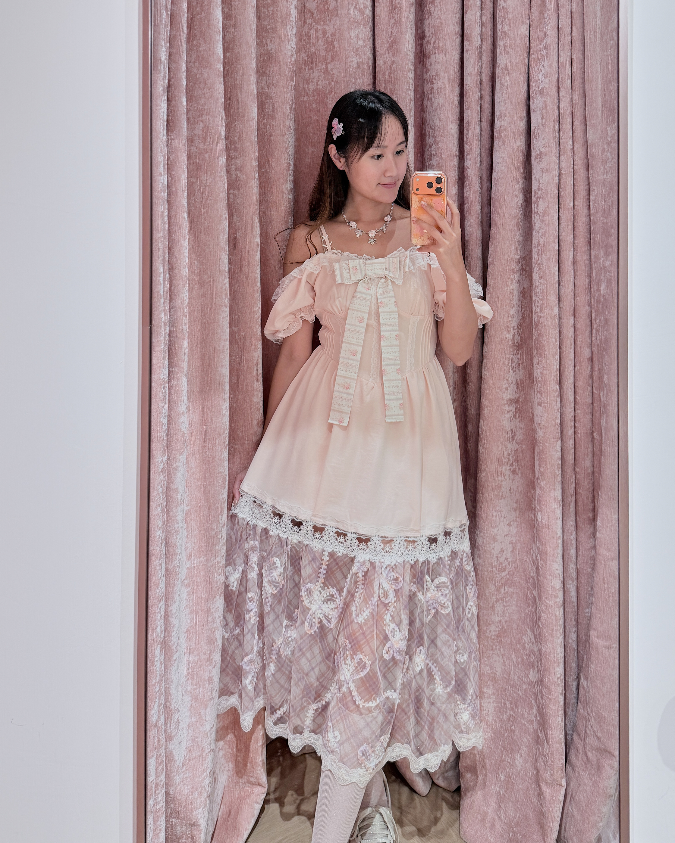 13618 Breezy 2-Way Lace Camisole Dress