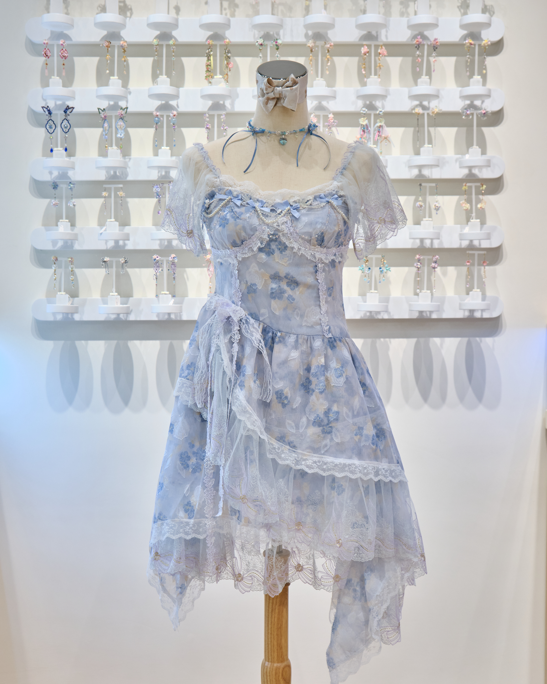 13617 Breezy 2-Way Lace Camisole Dress