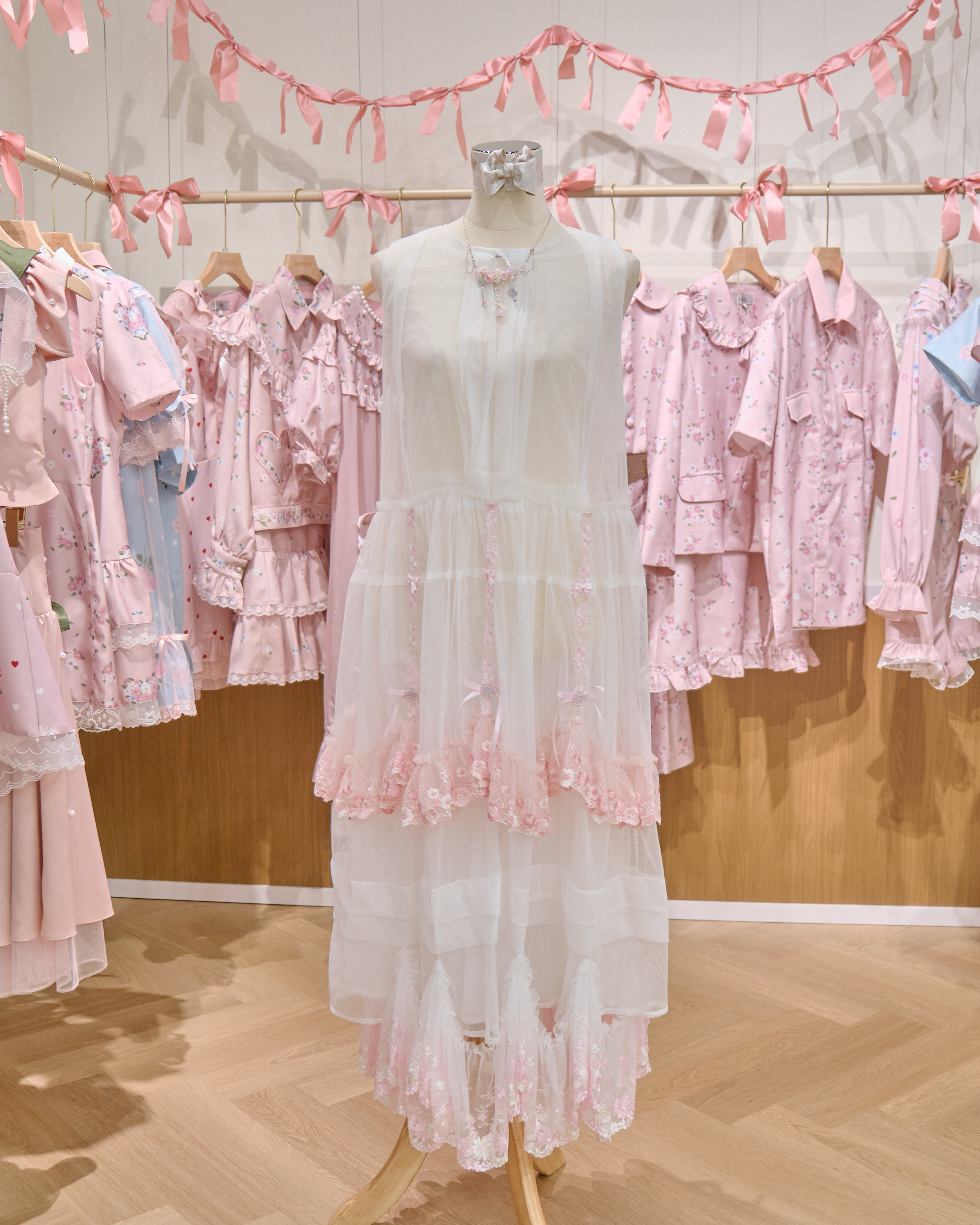 13615 Sweet Flowy Long Vest Dress Cover