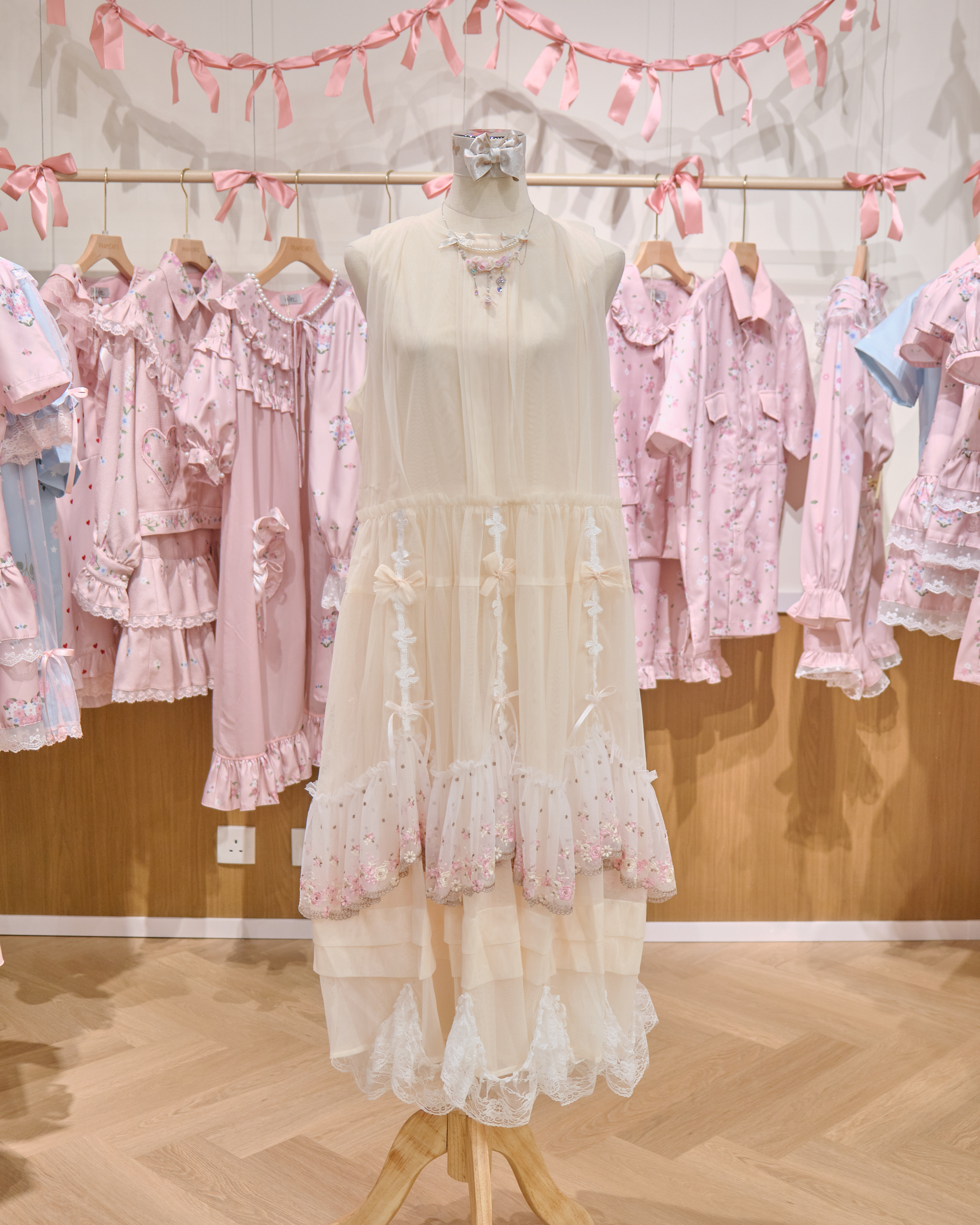 13614 Sweet Flowy Long Vest Dress Cover