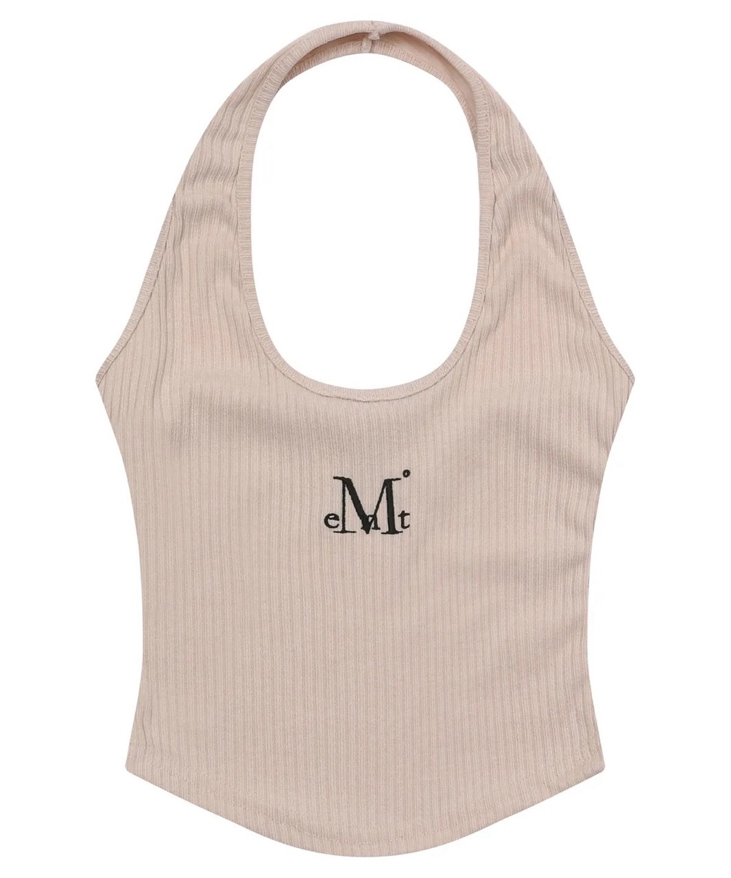 韓國限定🇰🇷 MUCENT KYLILAC CROP SLEEVELESS 掛脖背心 羅紋 露背 短版 / 預購