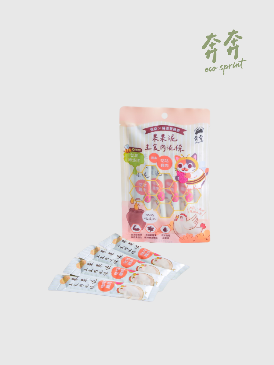 【奔奔】果果泥主食肉泥條｜咕咕雞肉