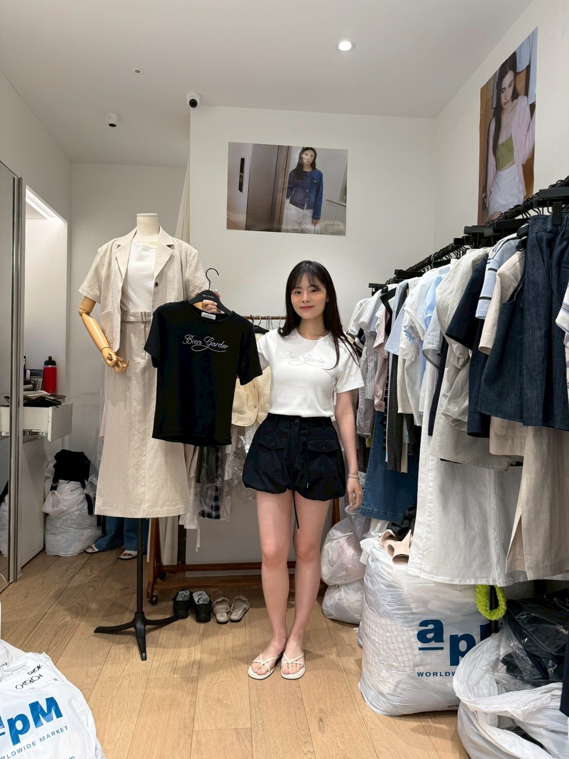 BG6151 BG閃鑽軟綿Tee