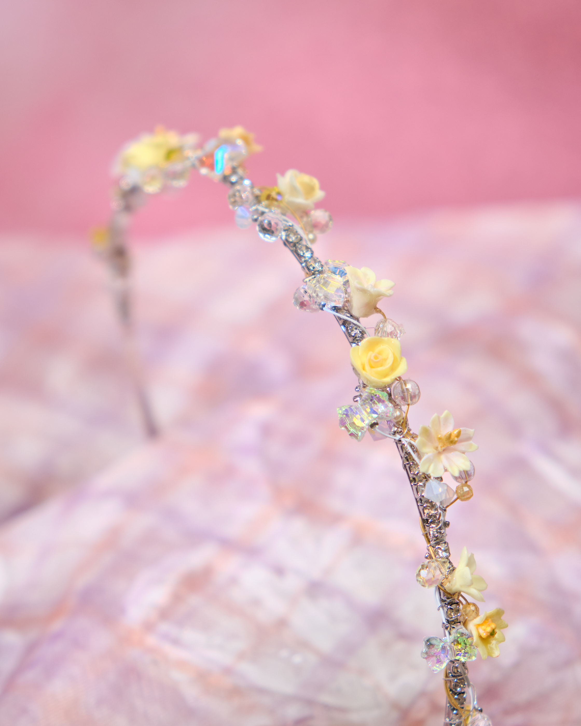 13611 Floral Firefly Garden Headband