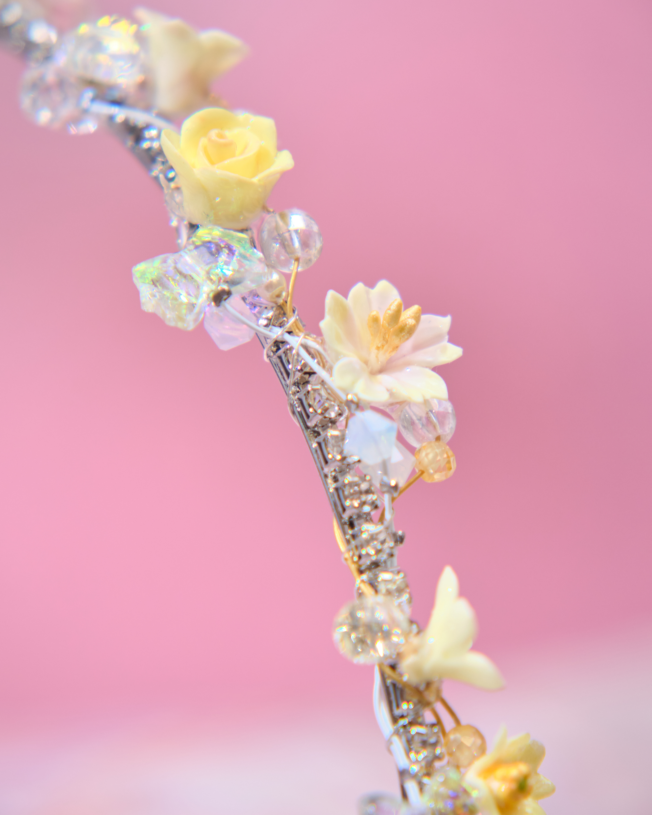 13611 Floral Firefly Garden Headband