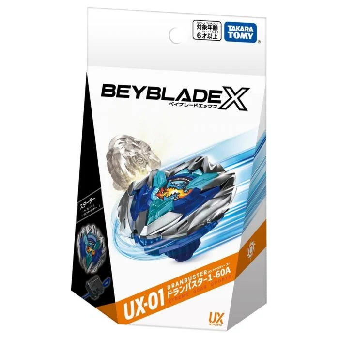 Takara Tomy 爆旋陀螺X - UX-01 蒼龍爆刃 1-60A 套裝 (附發射器)