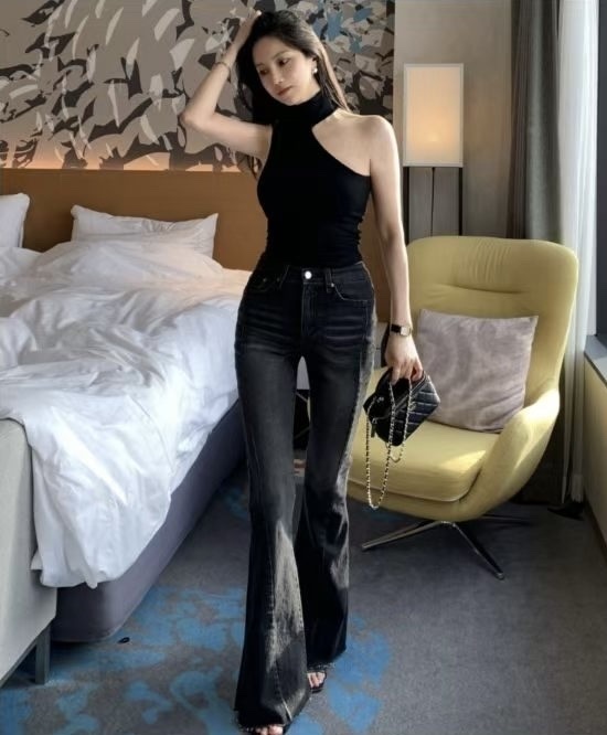 斜領之肩bra top