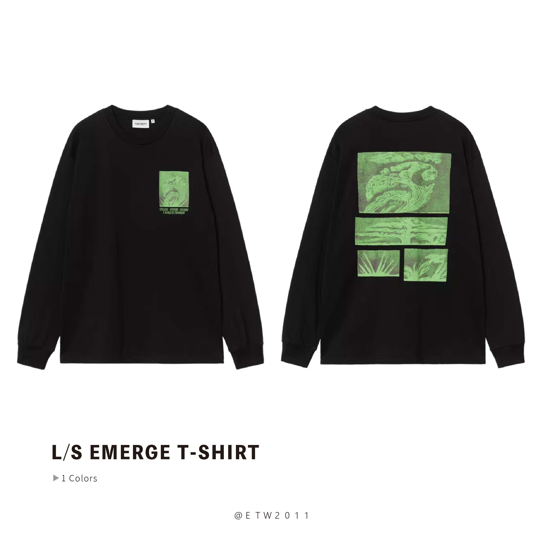☆ETW☆【EASY TO WEAR】CARHARTT WIP L/S EMERGE T-SHIR 卡哈 歐版 薄長袖