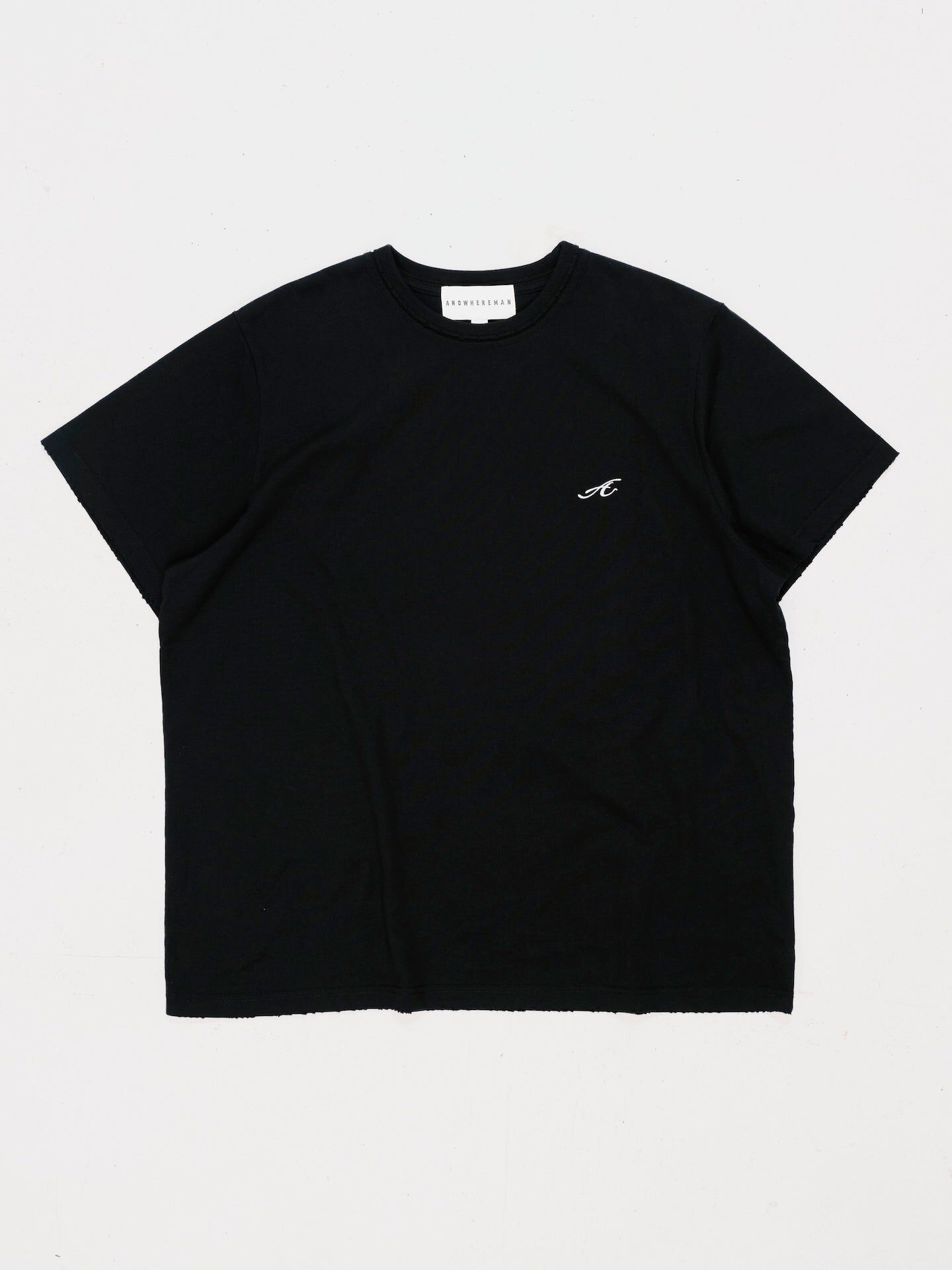 ANOWHEREMAN｜"A" Oversize T-Shirt (Black)