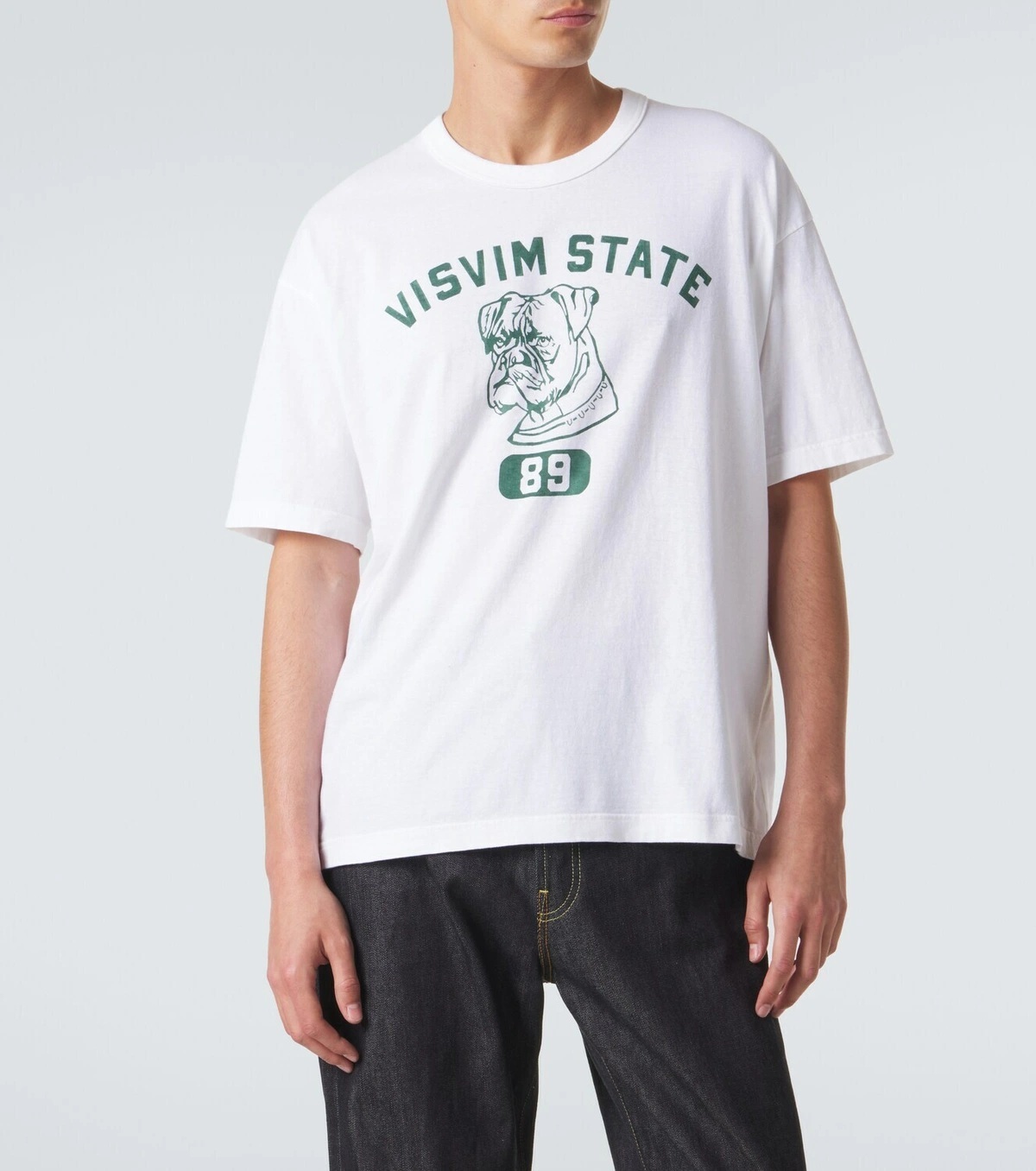 VISVIM 2026 S/S JUMBO TEE S/S 89 DMGD - WHITE PRE ORDER ITEM (預訂中)