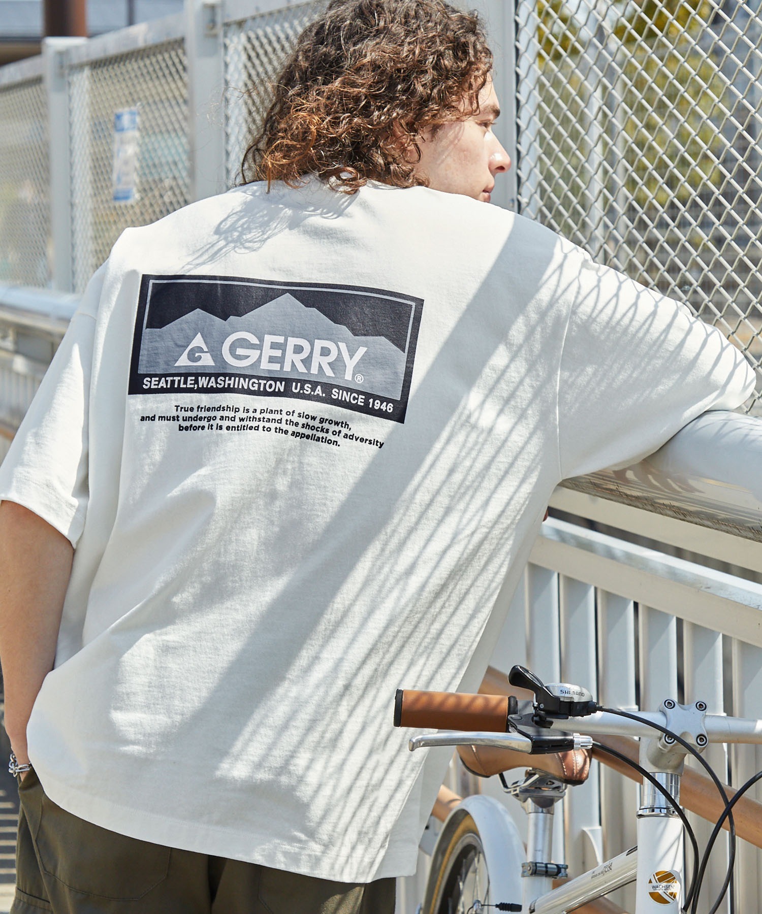 |快閃折扣| ⛰️GERRY 別注 U.S.A 山景 Logo  TEE