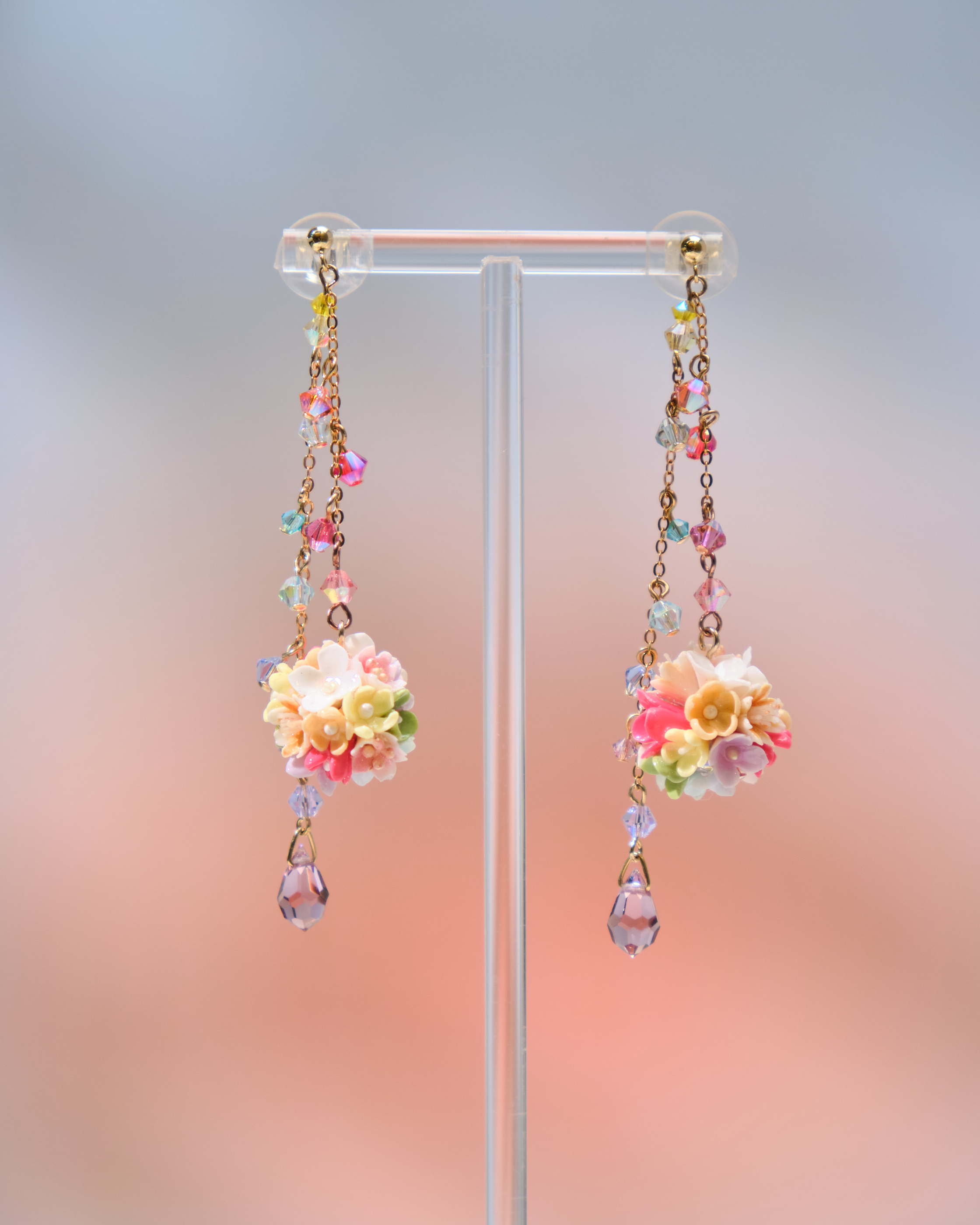 13575 Ethereal Bloom Bouquet Earrings
