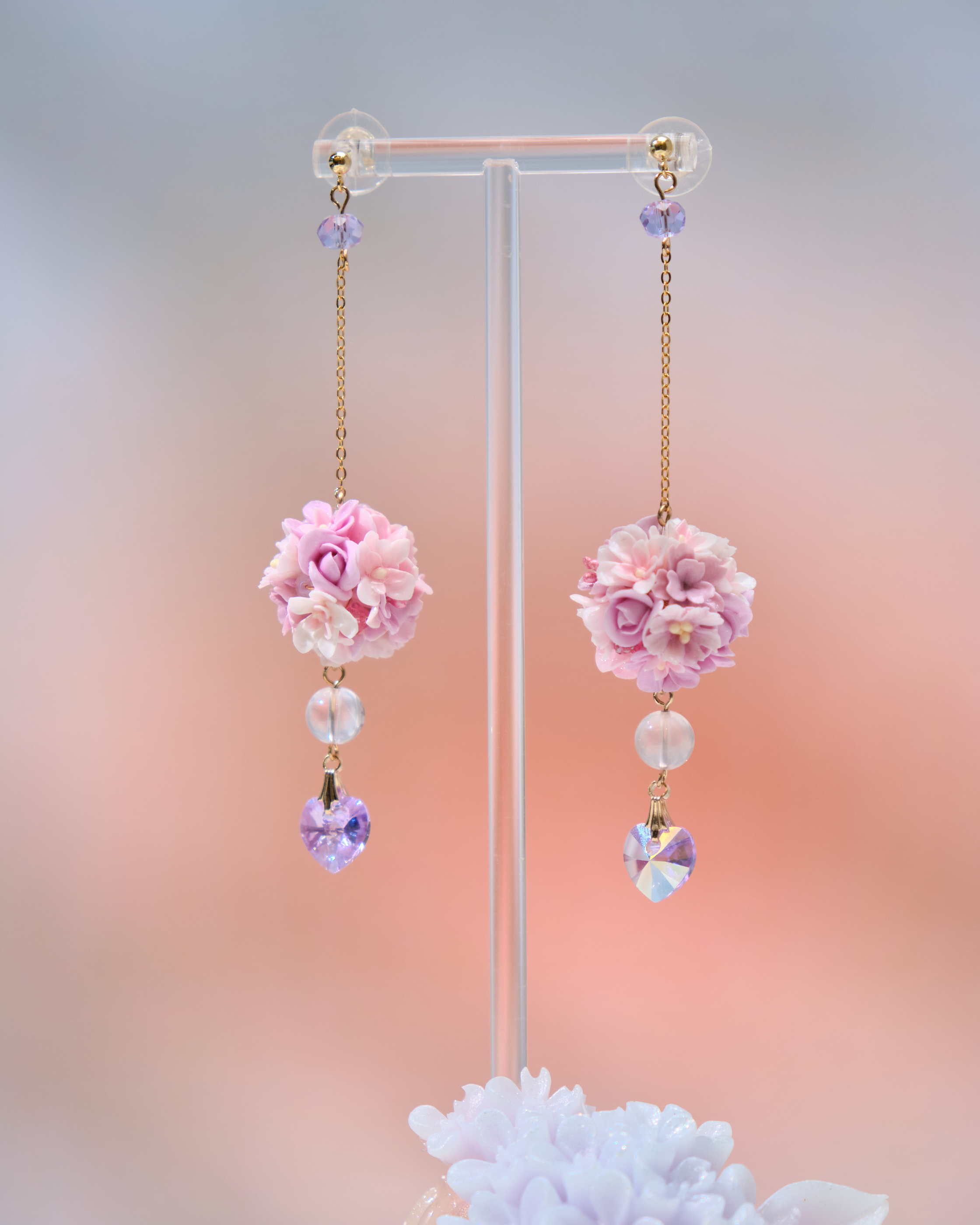 13574 Ethereal Bloom Bouquet Earrings