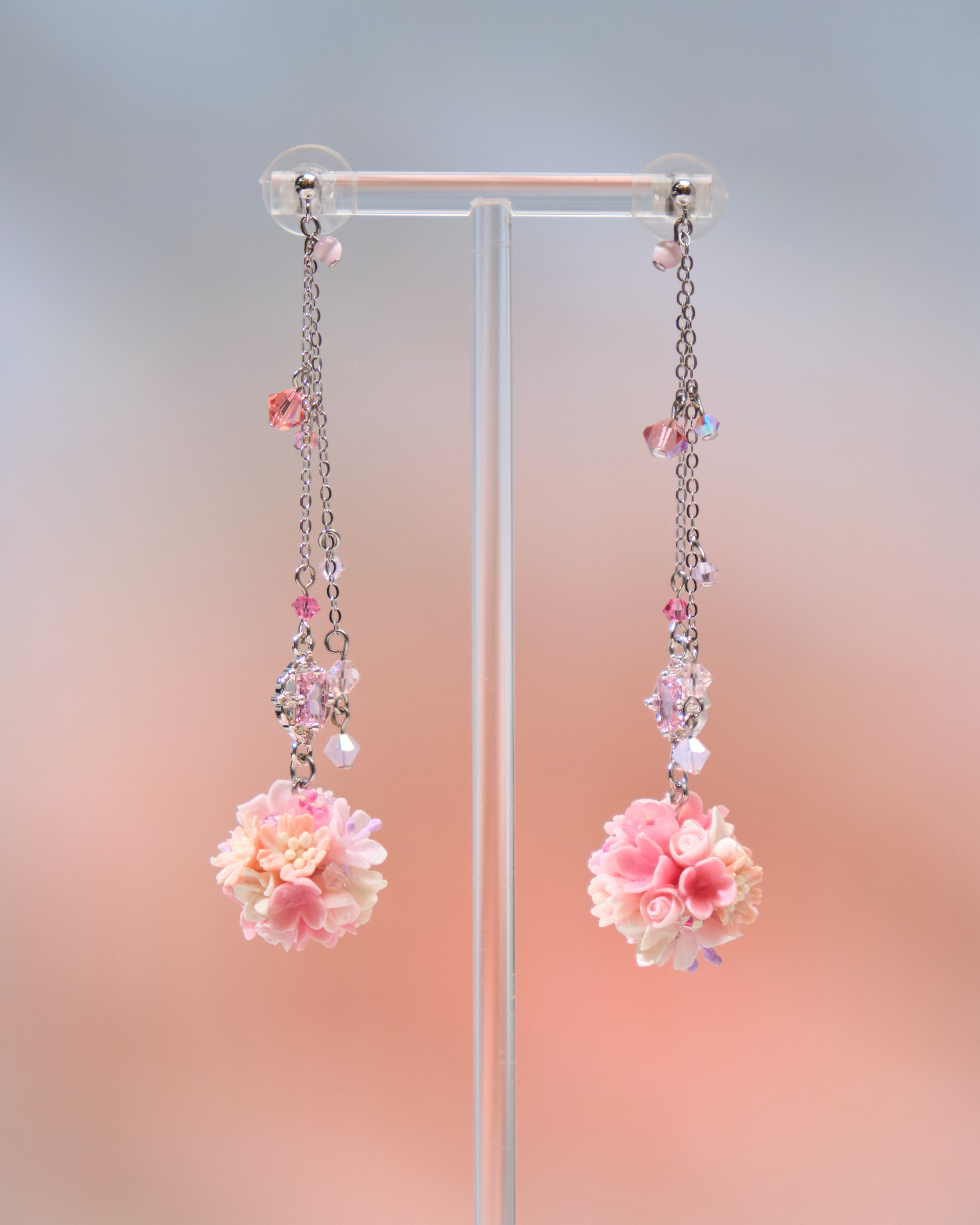 13573 Ethereal Bloom Bouquet Earrings