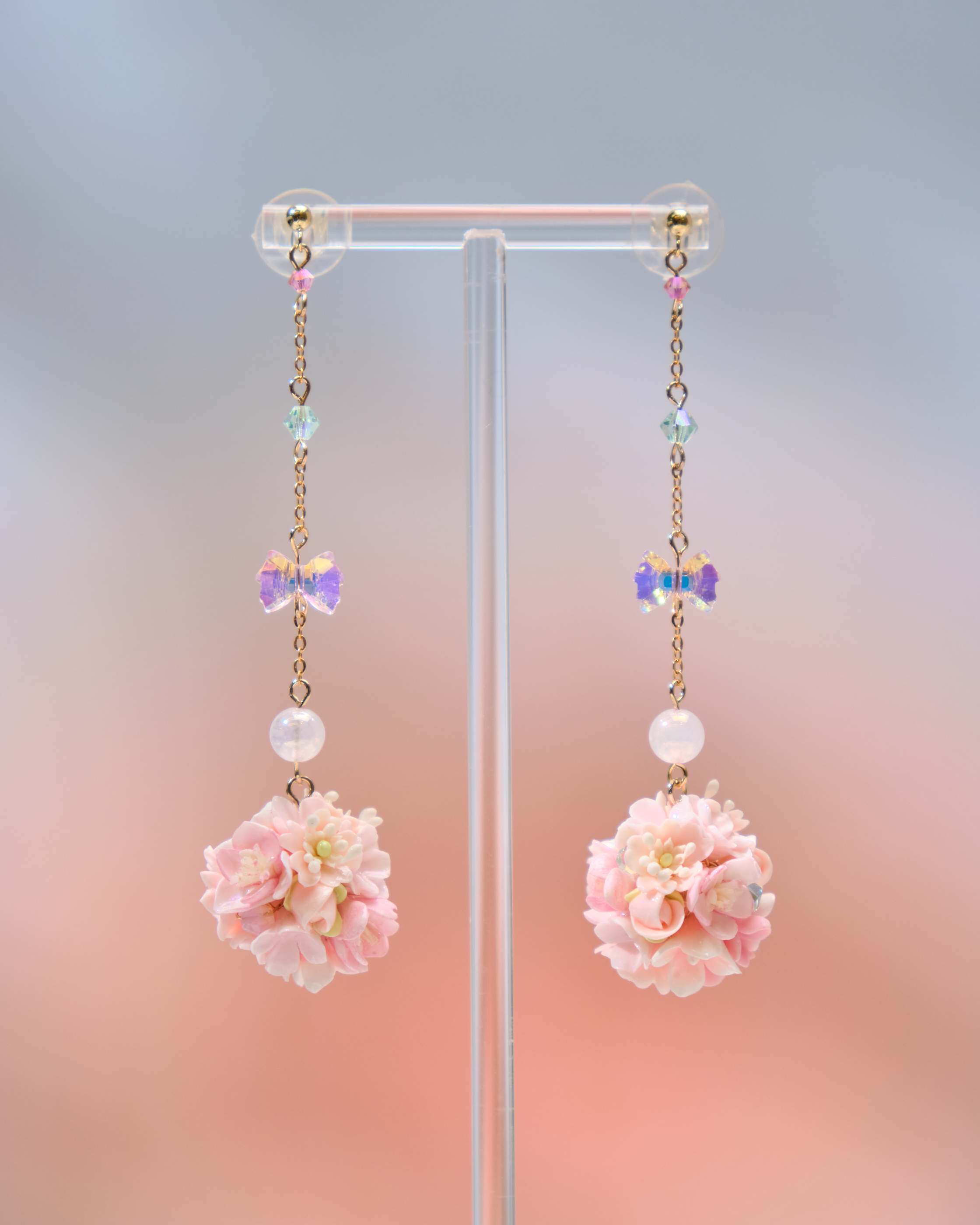 13570 Ethereal Bloom Bouquet Earrings