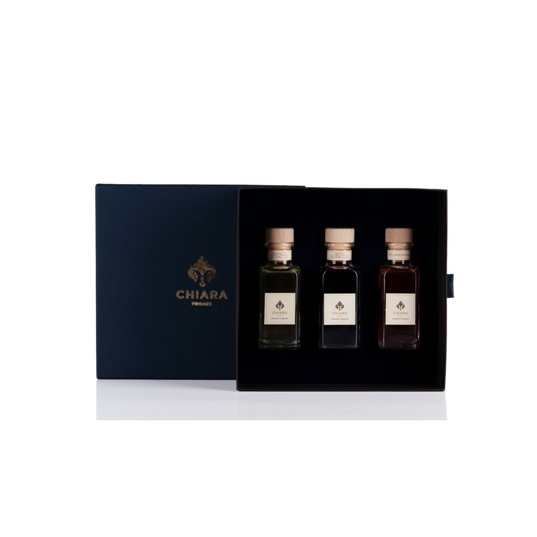 1CF0430-165 [CHIARA FIRENZE] 3 x 100ml 套裝 Nero Di Bacco紅葡萄酒 - Bianco Di Bacco白葡萄酒 - Limonaia檸檬園 #3X100/BIA (EU)