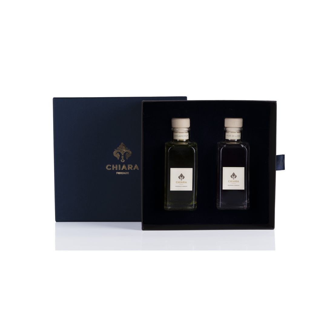 1CF0430-169 [CHIARA FIRENZE] 盒裝 2 x 200ml 白巴可酒 - 黑巴可酒 #2X200/NERO (EU)