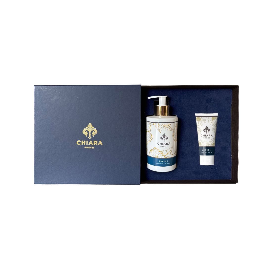 1CF0430-184 [CHIARA FIRENZE] Zefiro 護手霜 + 沐浴露套裝 #DOCMANIZEF (EU)