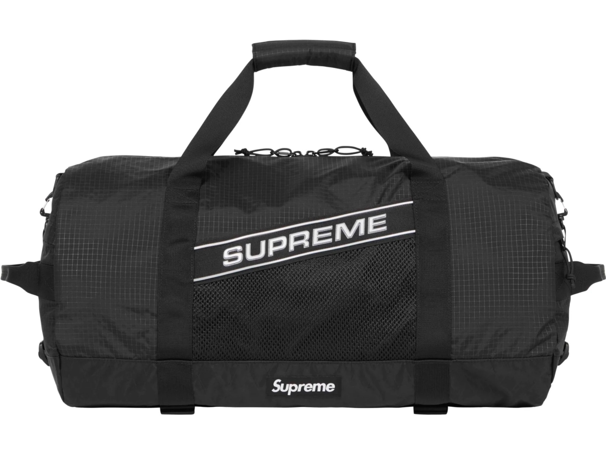 SUPREME FW23 DUFFLE BAG BLACK 旅行袋