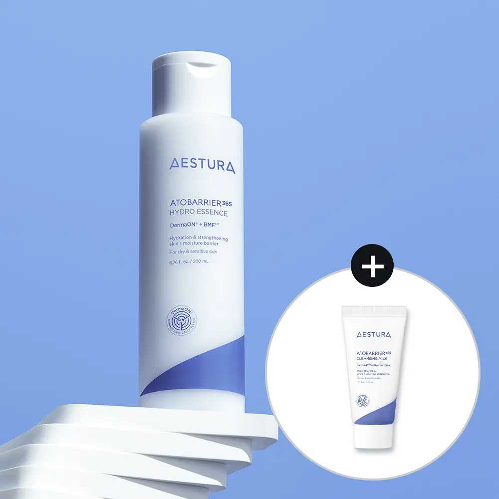 AESTURA Atobarrier 365 屏障保濕水感精華 200ml (+溫和卸妝乳 30ml)