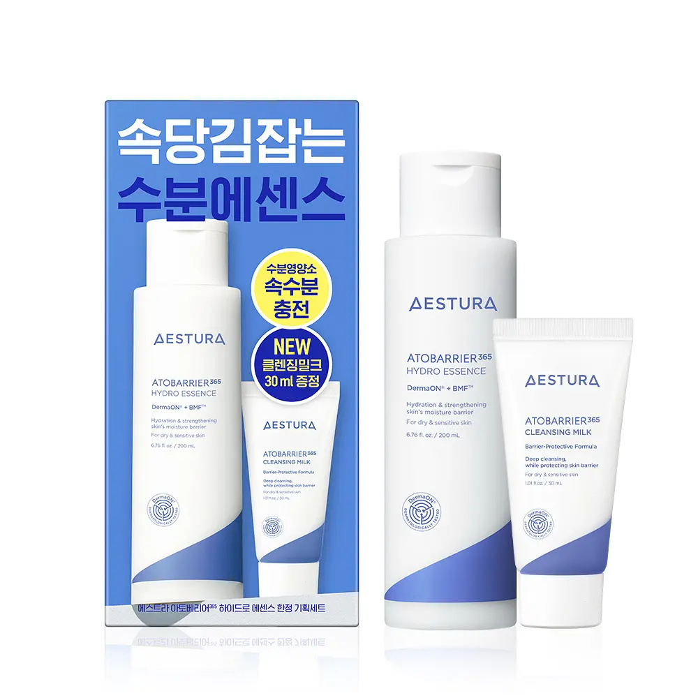 AESTURA Atobarrier 365 屏障保濕水感精華 200ml (+溫和卸妝乳 30ml)