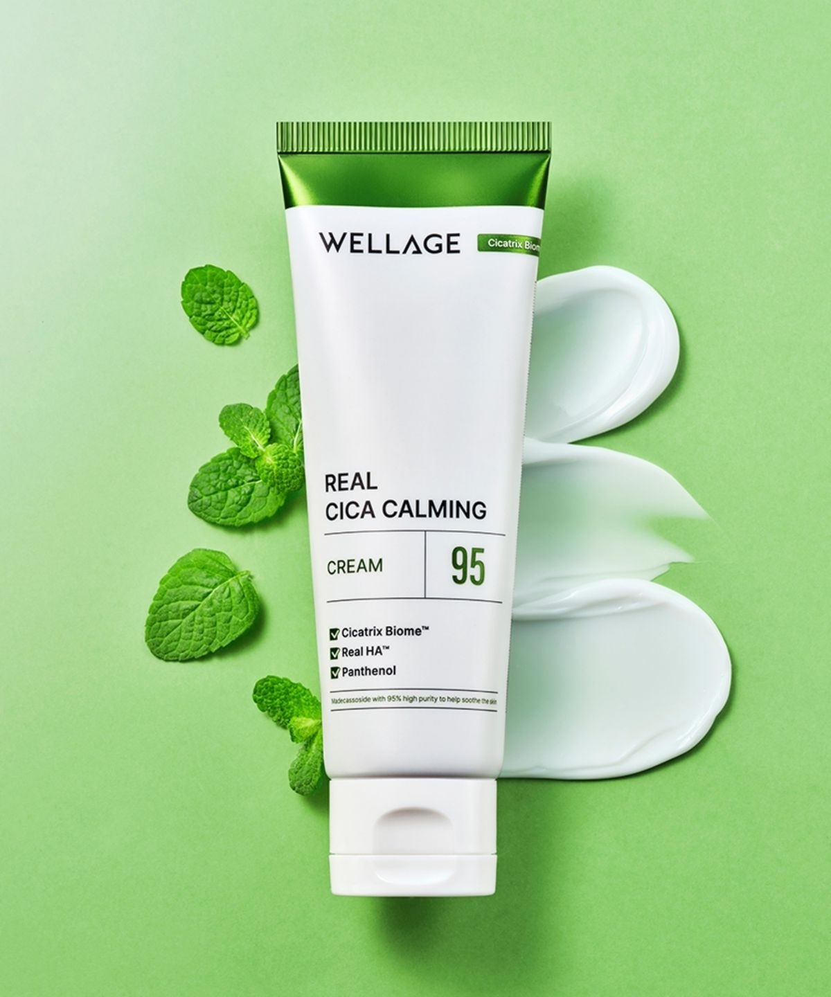 WELLAGE 95 舒緩修復積雪草面霜 80ml (+20ml)
