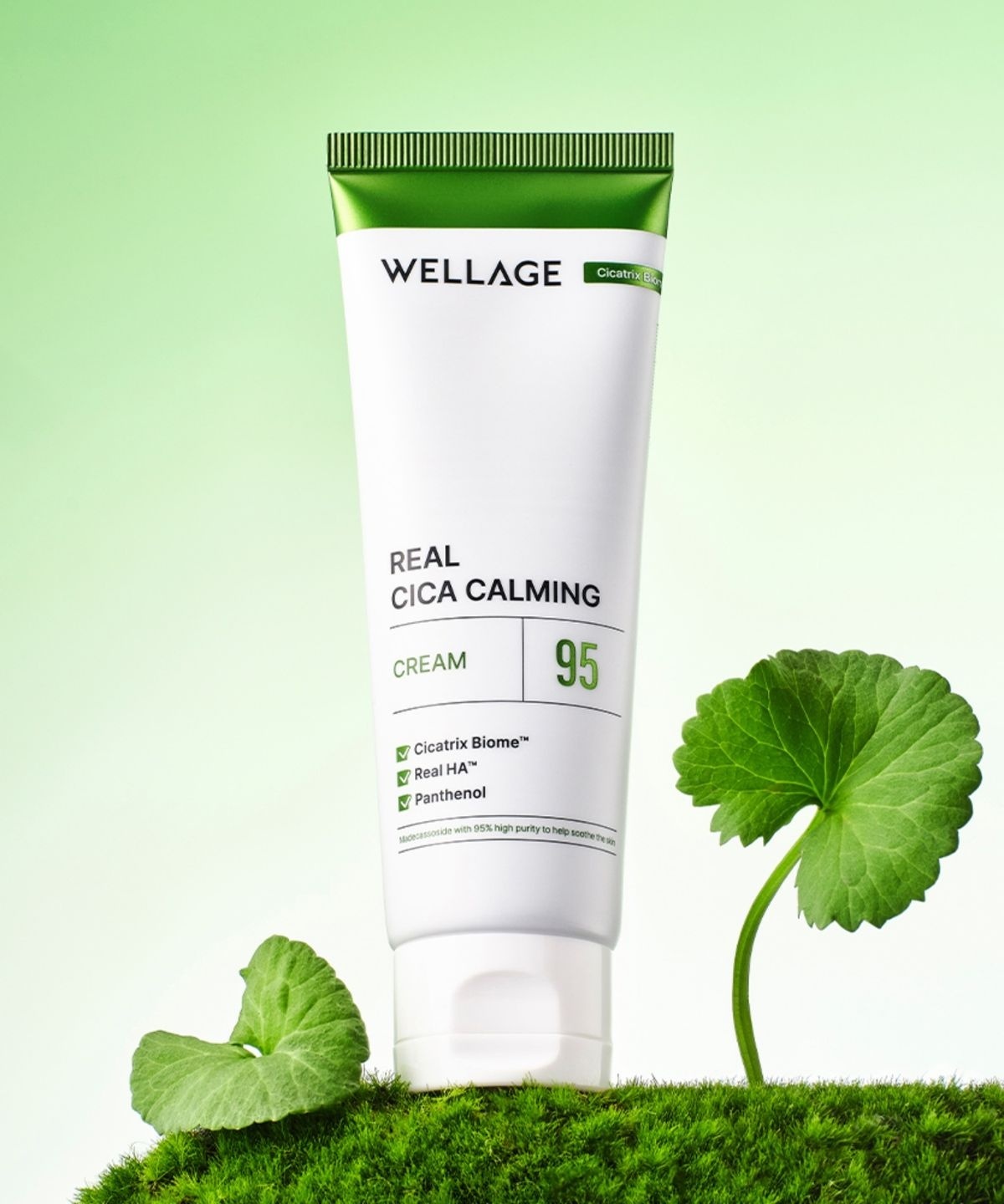 WELLAGE 95 舒緩修復積雪草面霜 80ml (+20ml)