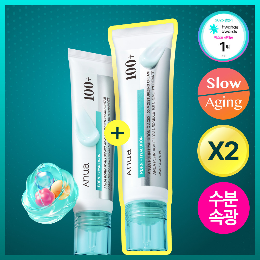 Anua PDRN 玻尿酸膠囊 100 深層保濕面霜 60ml