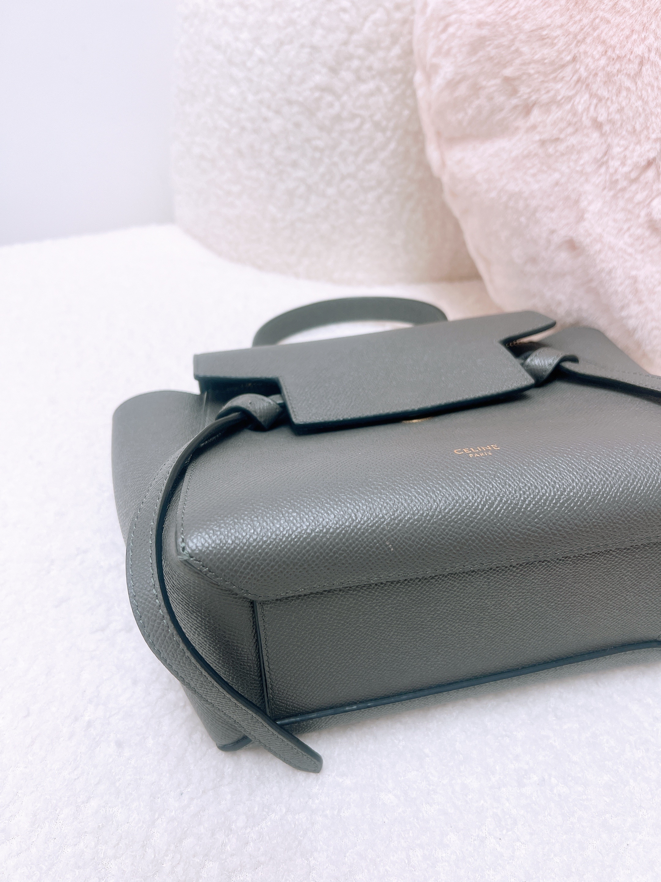 Celine belt bag nano grey