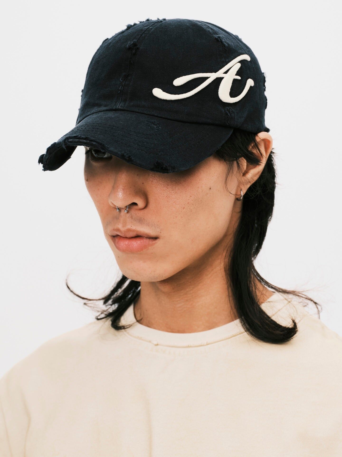 ANOWHEREMAN｜Destroy Baseball Cap (Black)