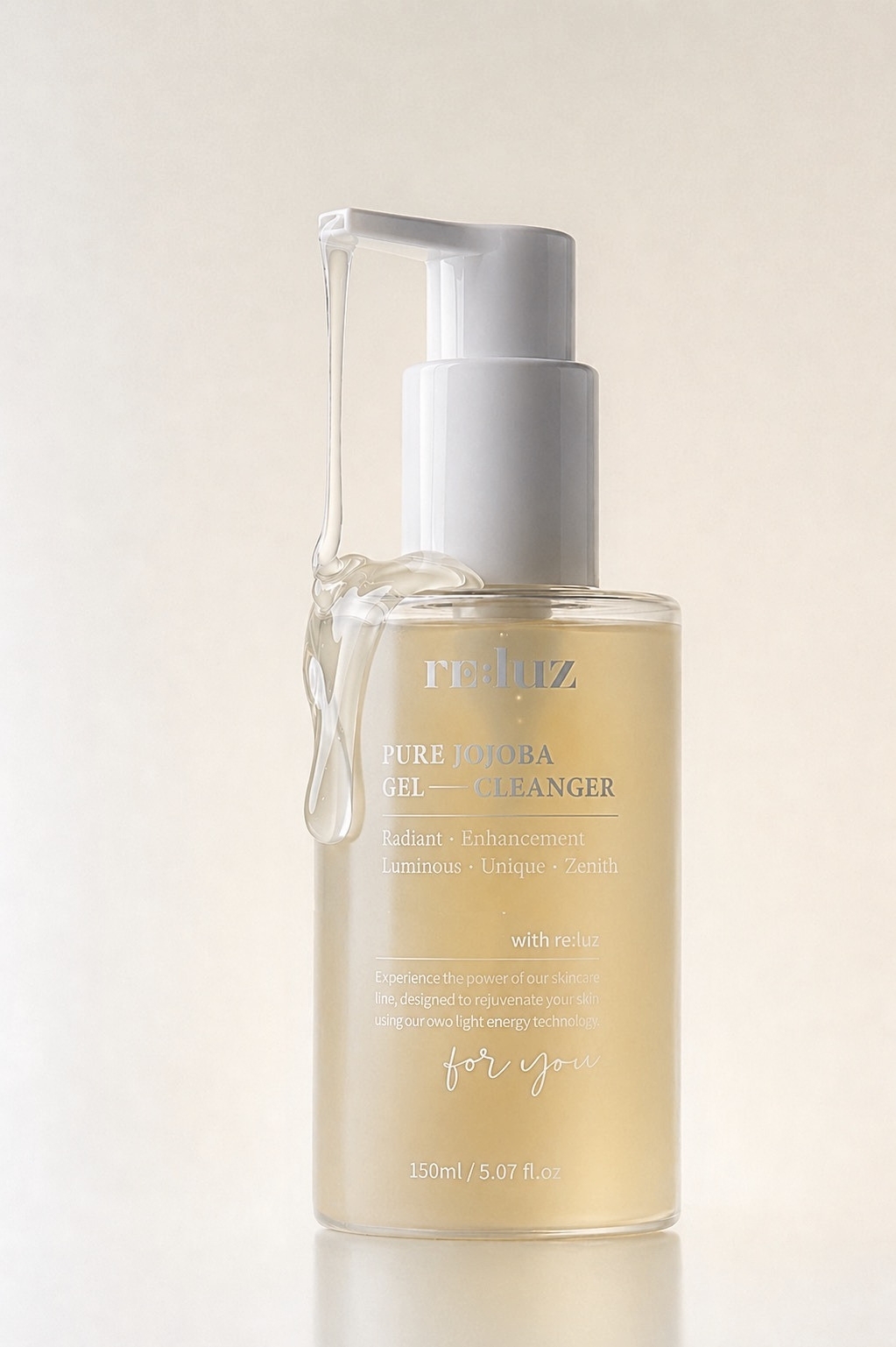 RE:LUZ Pure Jojoba Gel Cleanser hero
