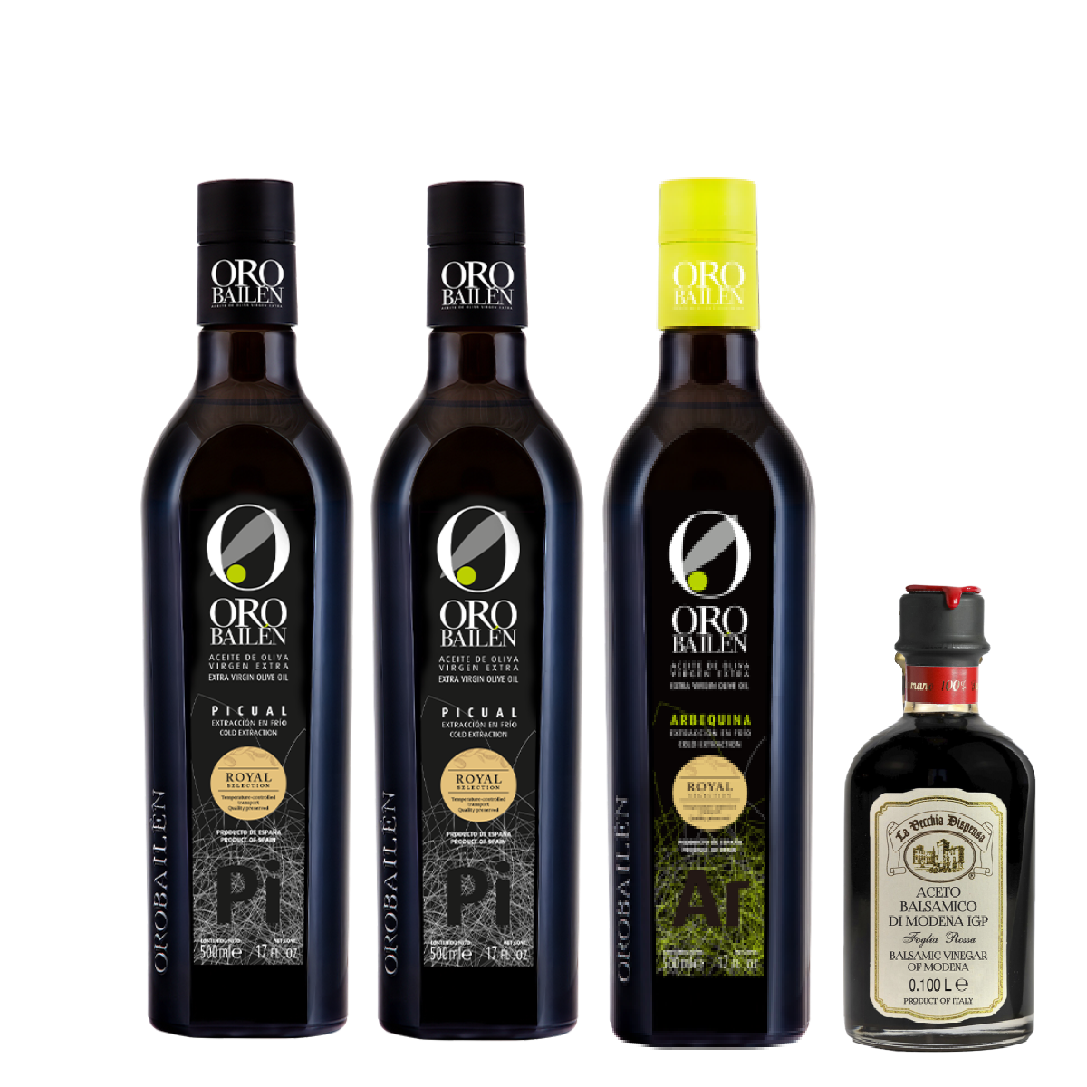 【感恩限時優惠組】皇嘉特級冷壓初榨橄欖油500ml*3贈典釀巴薩米克醋100ml(三年)