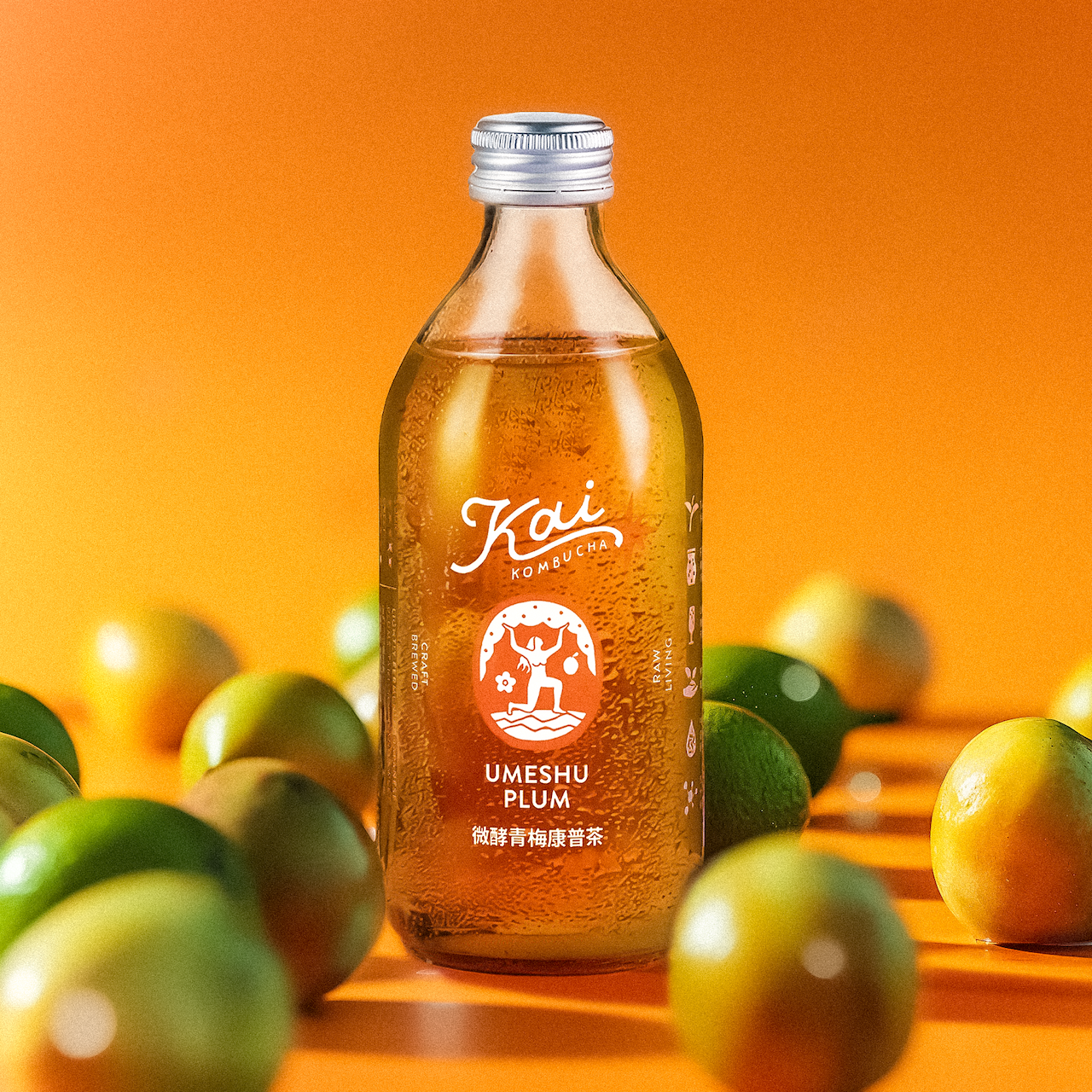 【Kai Kombucha】微酵青梅康普茶 330ml