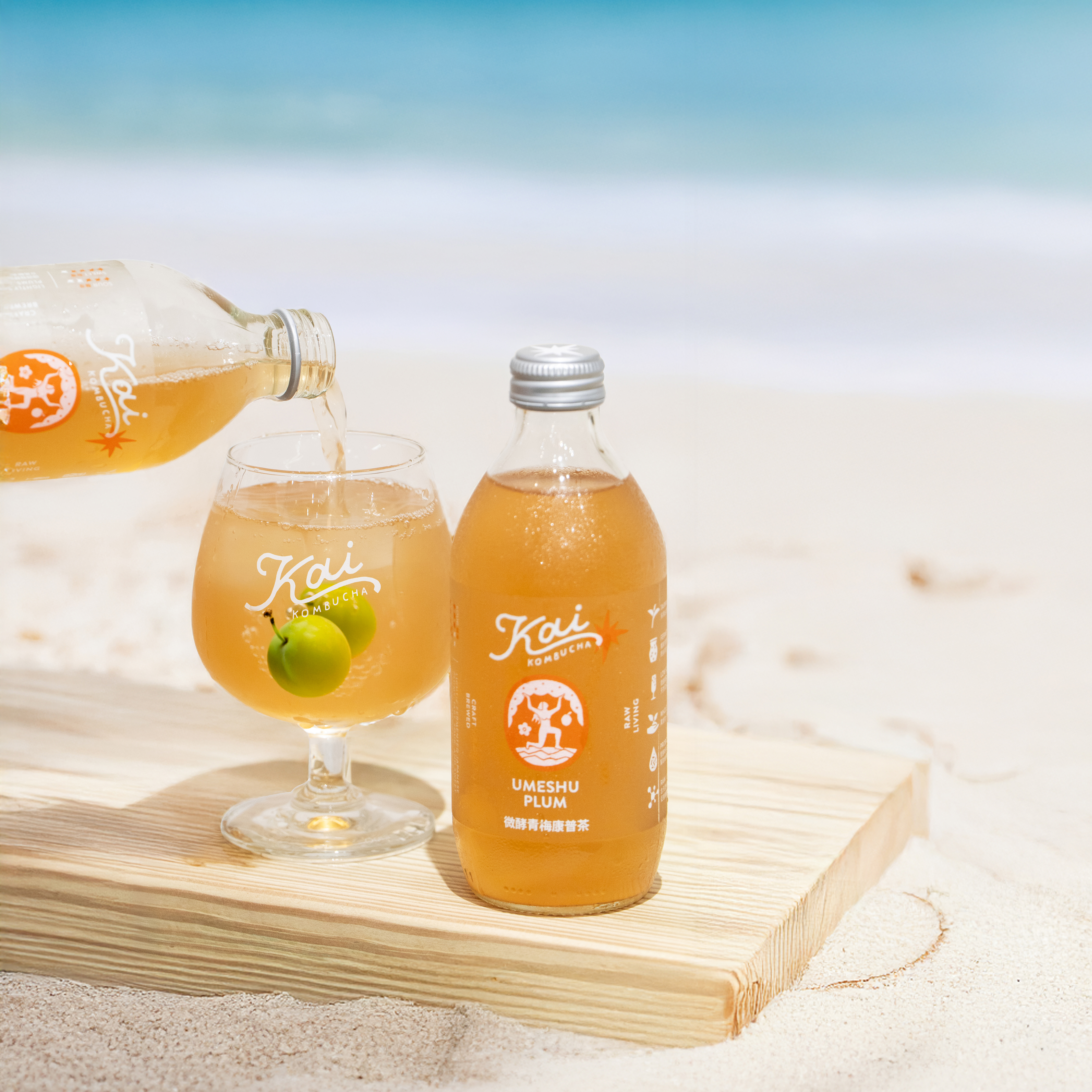 【Kai Kombucha】微酵青梅康普茶 330ml