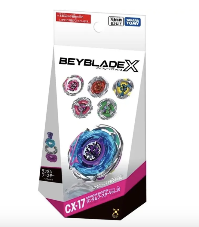 【APAIR】即將到貨 BEYBLADE X 戰鬥陀螺 CX-17 日本正版 (共6款隨機出貨)