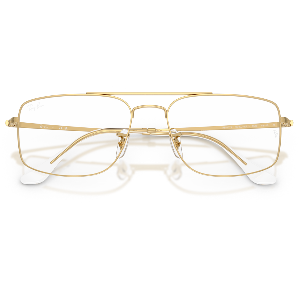 【RayBan】RB6579 2500-58mm 光學眼鏡(金色)