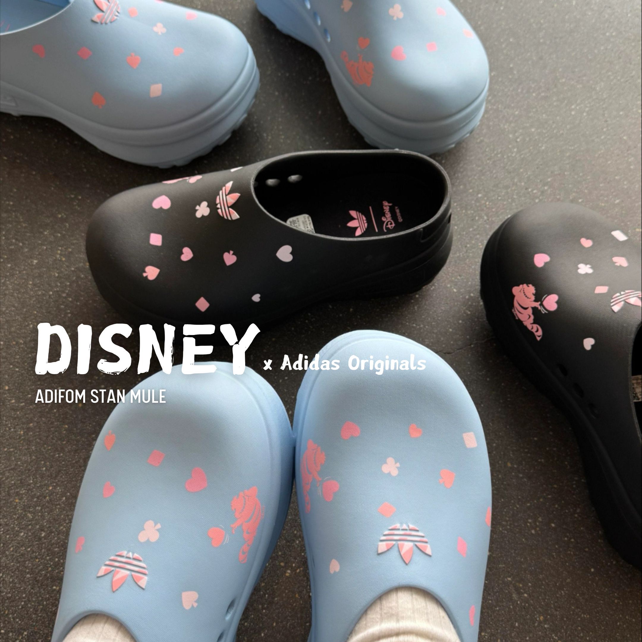 NICEDAY 代購 Adidas Originals x Disney 黑 藍 迪士尼 廚師鞋 舒適 百搭 便利 KH5902 KH5901