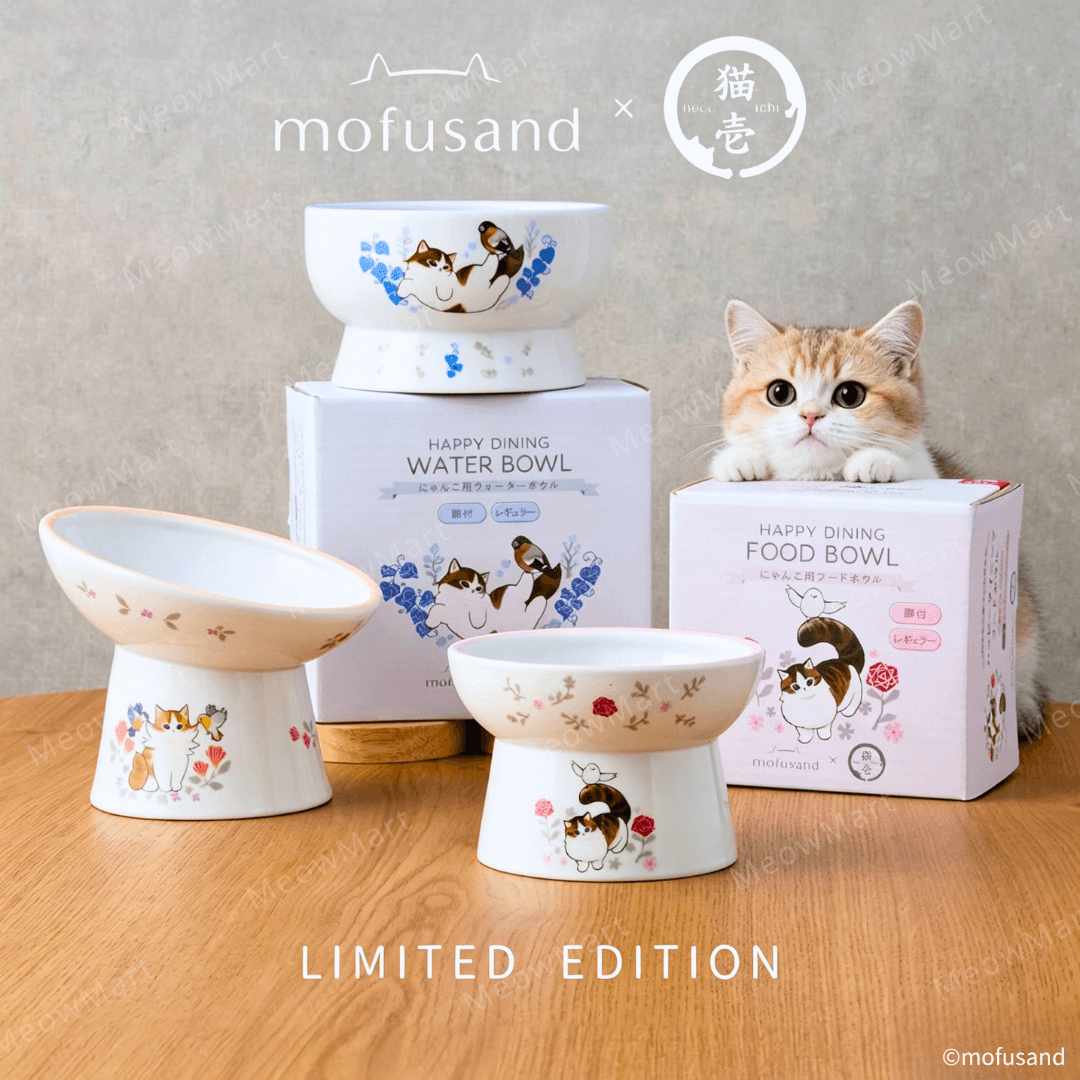 mofusand 貓碗, mofusand 斜口碗, necoichi 斜口碗, necoichi 高腳碗, necoichi 貓碗