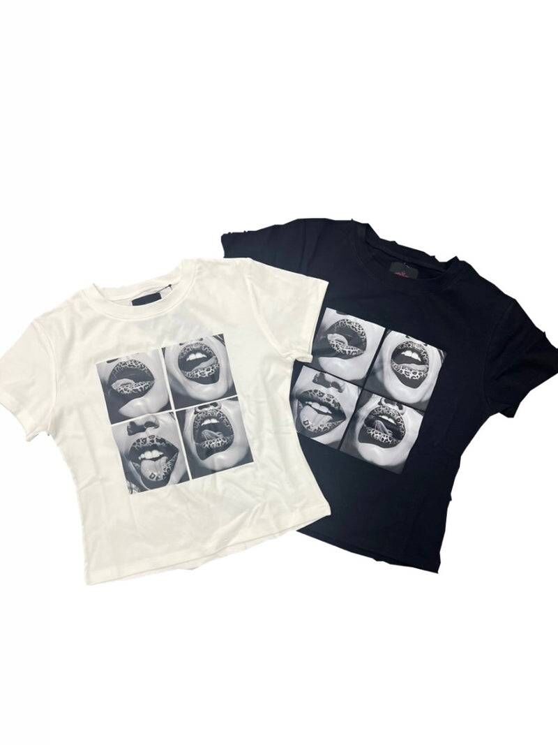 【9090girl】0502發售 Rip Print T-shirt