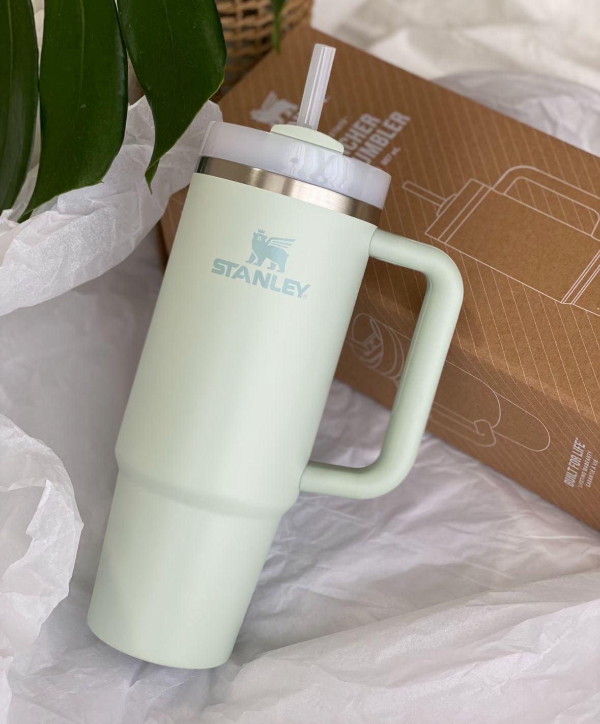 【預購】Stanley Quencher Flowstate H043050水杯30oz（霧綠色）