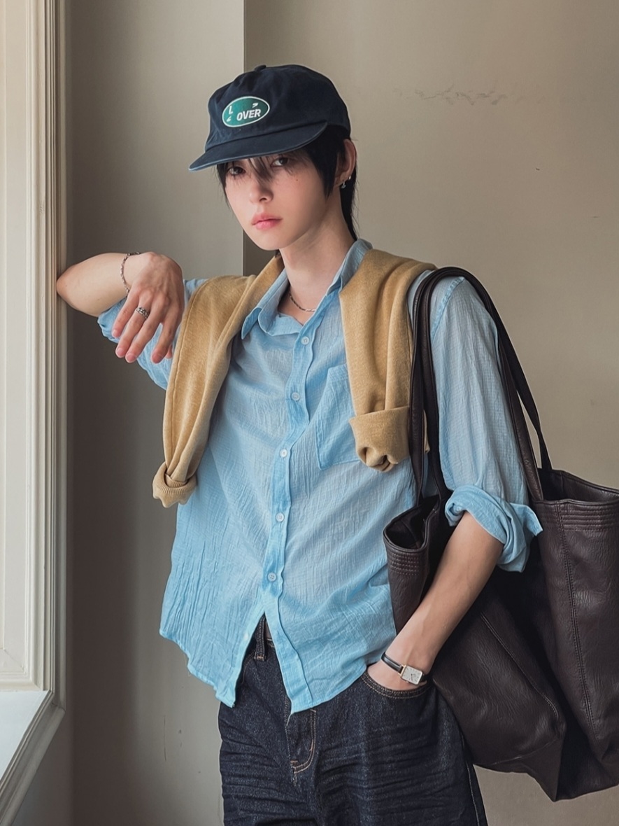 Pastel plaid shirt